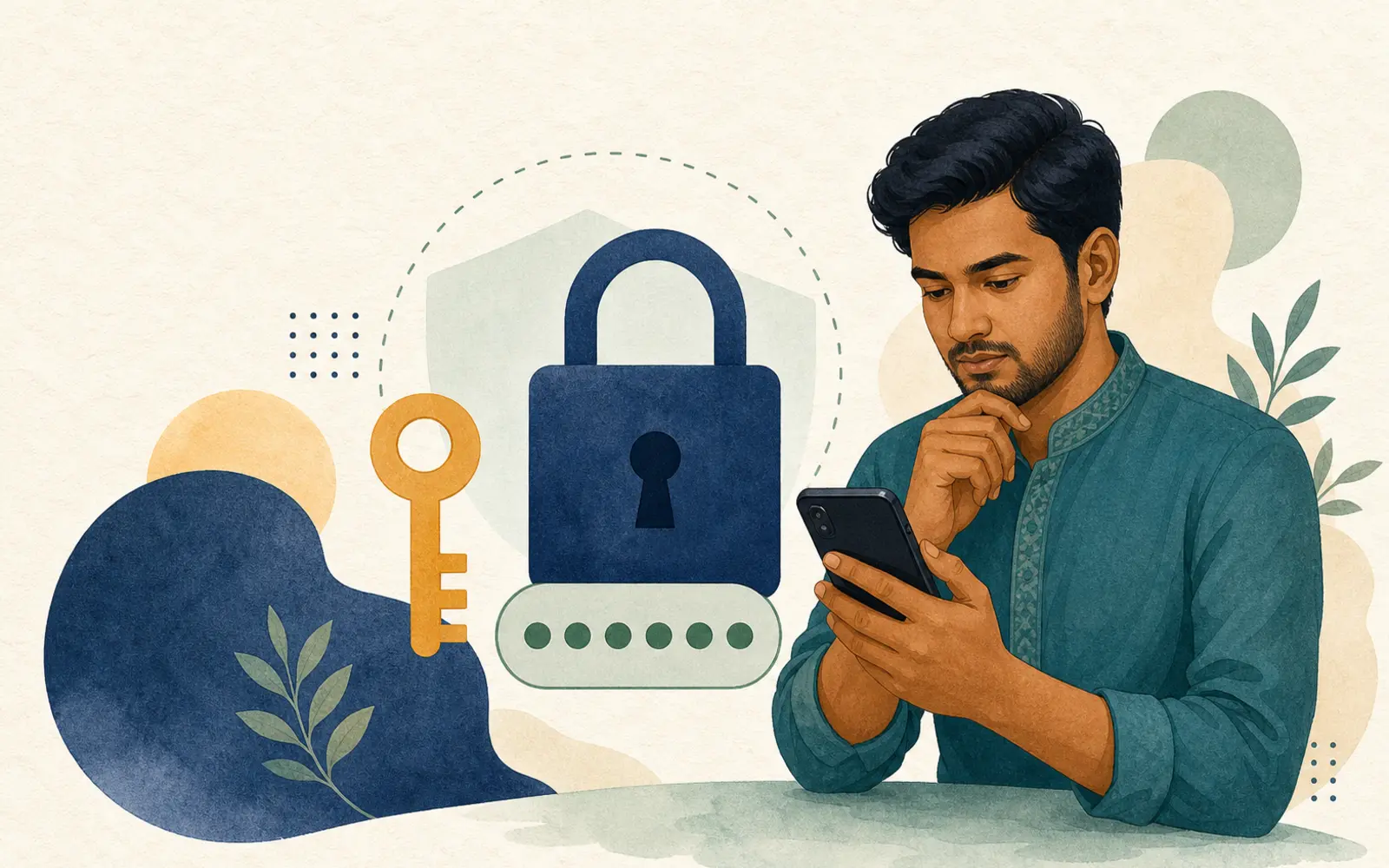 লগইন, পাসওয়ার্ড ও OTP নিরাপত্তা যাচাই